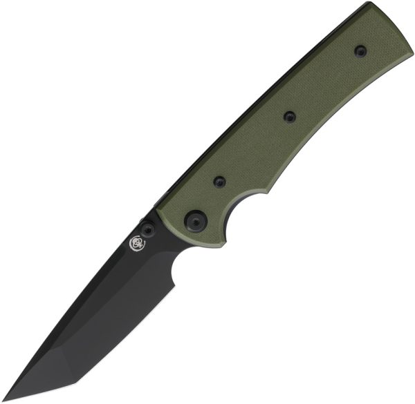 Chaves Knives Liberation 229 Folding Knife 3.5" Elmax OD Green