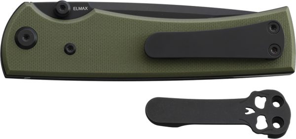 Chaves Knives Liberation 229 Folding Knife 3.5" Elmax OD Green