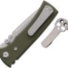 Chaves Knives Redencion Street Linerlock 3" Folding Knife OD Green