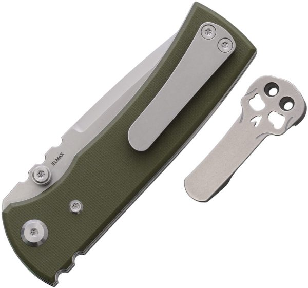 Chaves Knives Redencion Street Linerlock 3" Folding Knife OD Green