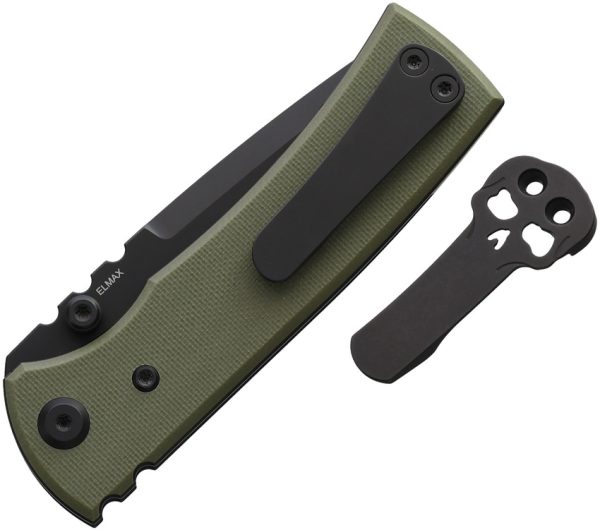 Chaves Redencion Street Linerlock Folding Knife 3.13" Black Elmax