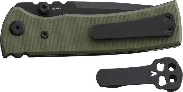 Chaves Knives Redencion Street Linerlock Folding Knife OD Green