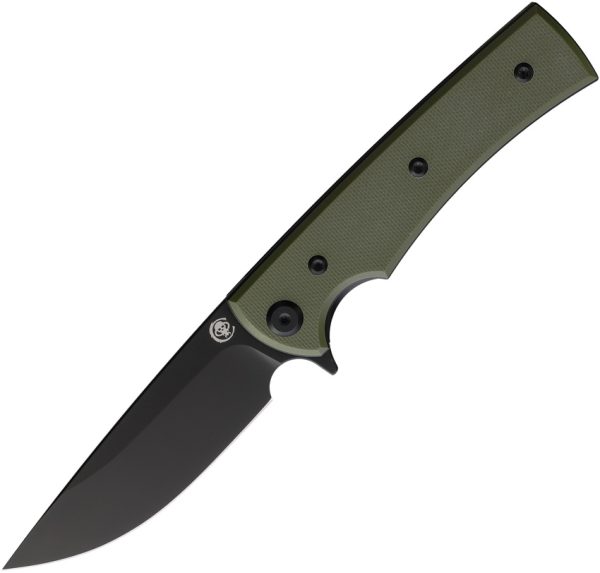 Chaves Knives Liberation Street Linerlock Folding Knife OD Green