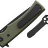 Chaves Knives Liberation Street Linerlock Folding Knife OD Green