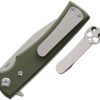 Chaves Sangre Street Linerlock Folding Knife OD Green G10 3.25in Elmax