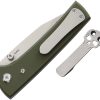 CHAV14570_add_01 Chaves Knives Scapegoat Street Linerlock Folding Knife 3.38" Elmax OD Green
