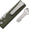 Chaves NTAK Redencion Linerlock Folding Knife 3.5" Elmax OD Green