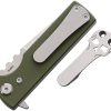 Chaves Knives TAK Redencion Linerlock Folding Knife OD Green