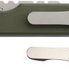 CHAV14580_add_01 Chaves Knives C.H.U.B. Flipper Linerlock Folding Knife OD Green G10 3.5"