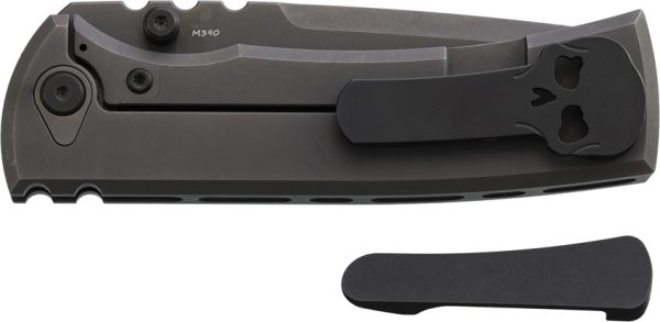 CHAV14661_add_01 Chaves Redencion 229 Framelock Folding Knife Gray 3.5" M390