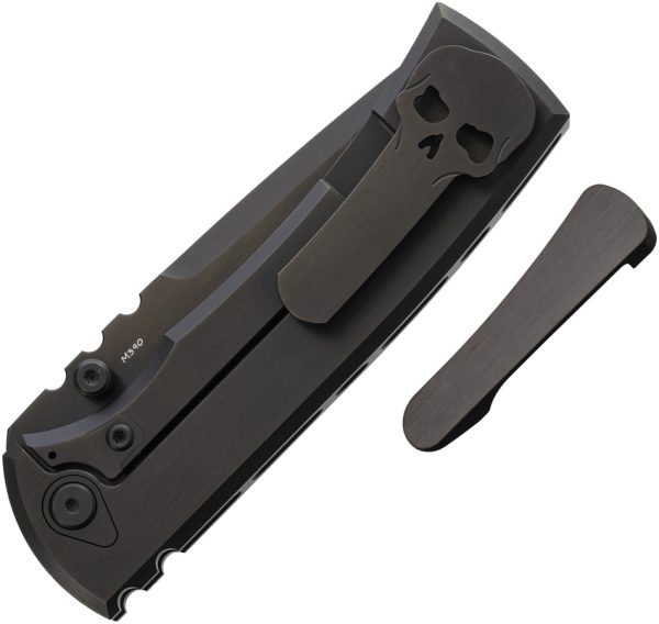 Chaves Knives Redencion 229 Framelock Folding Knife Black PVD M390