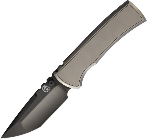 Chaves Knives Redencion 229 Framelock 3.5in Black DLC M390 Tanto