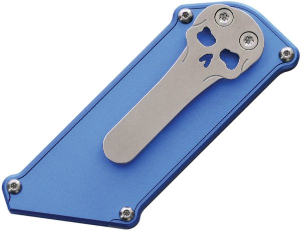 CHAV14666_add_01 Chaves Knives C.H.U.B. Slipper Folding Knife Blue 3in Closed