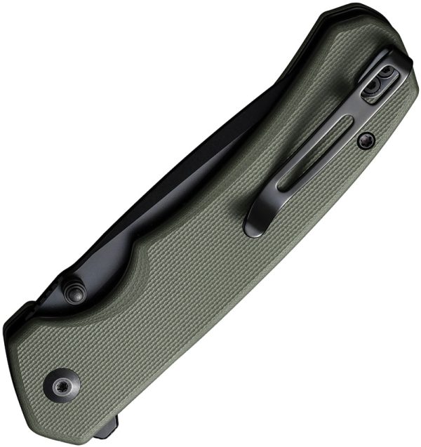CIVC19059C2_add_01 Civivi Brazen Button Lock Folding Knife 3.5" Blade OD Green