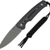 CIVC20076B2 Civivi Altus Fixed Blade 3" 14C28N Stonewash Black/Gray