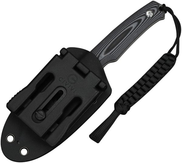 CIVC20076B2_add_02 Civivi Altus Fixed Blade 3" 14C28N Stonewash Black/Gray