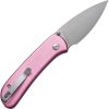 Civivi Qubit Button Lock Folding Knife 3" 14C28N Pink