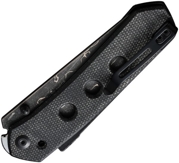 CIVC22036DS2_add_01 Civivi Vision FG Damascus Folding Knife Black Micarta 3.5"