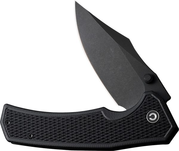 Civivi Vexillum Linerlock Folding Knife 3.88" Nitro V Black