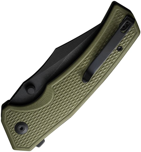 Civivi Vexillum Linerlock Folding Knife OD Green 3.88" Nitro V