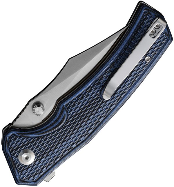 Civivi Vexillum Folding Knife Linerlock 3.88" Nitro V Black/Blue