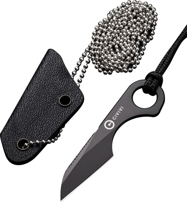 Civivi Gramis Neck Knife 1" 14C28N Black Stonewash