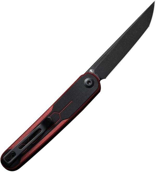 Civivi KwaiQ Linerlock Folding Knife 3" Nitro V Burgundy