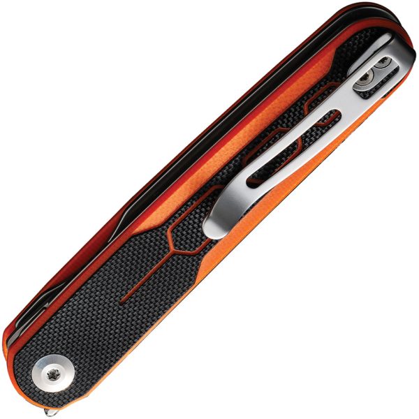 Civivi KwaiQ Linerlock Folding Knife 3" Nitro V Tanto Orange
