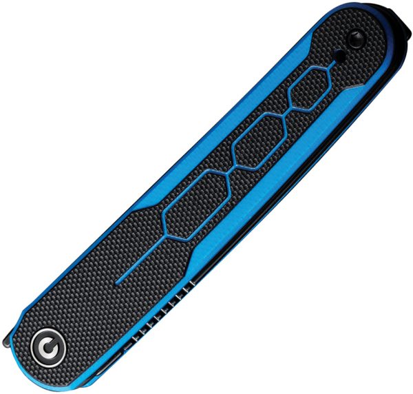 Civivi KwaiQ Linerlock Folding Knife 3in Nitro V Tanto Blue