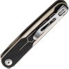 Civivi KwaiQ Linerlock Folding Knife 3" Damascus Tanto Ivory