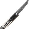 Civivi KwaiQ Linerlock Folding Knife 3" Damascus Tanto Ivory