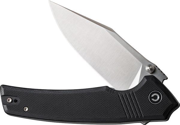 CIVC230271_add_03 Civivi Tranquil Linerlock Folding Knife Black G10 3.75" Blade