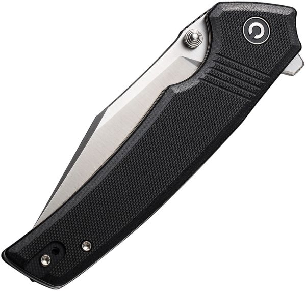 CIVC230271_add_05 Civivi Tranquil Linerlock Folding Knife Black G10 3.75" Blade