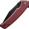 CIVC230272_add_05 Civivi Tranquil Linerlock Folding Knife Red G10 3.75"