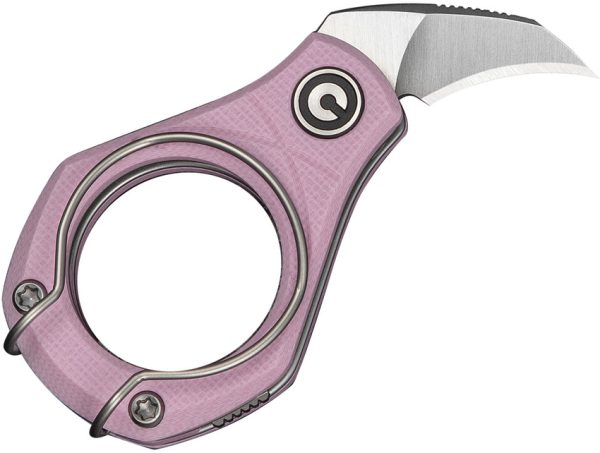 Civivi Pyrus Utility Slip Joint Folding Knife Pink 2.63"