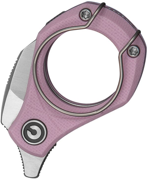 Civivi Pyrus Utility Slip Joint Folding Knife Pink 2.63"