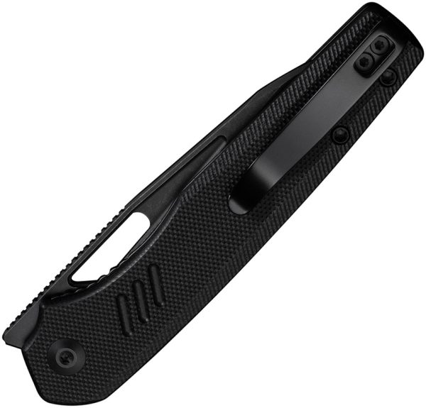 Civivi Guile Linerlock Folding Knife 3.25" Black Stonewash