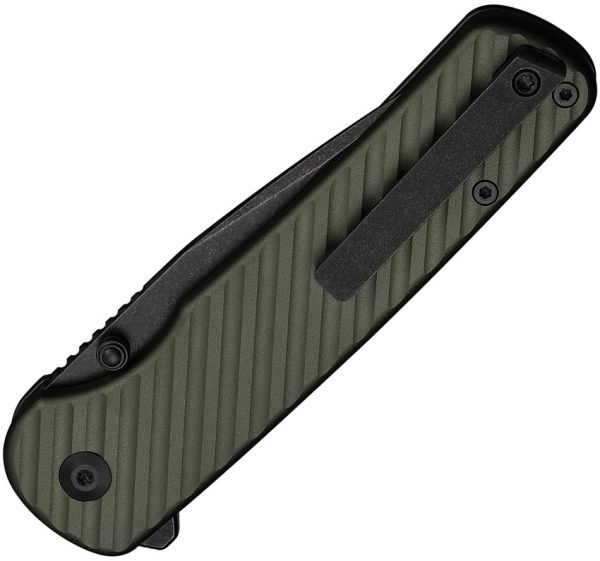 Civivi Iron Tide Button Lock Folding Knife Forest Green 3.25in