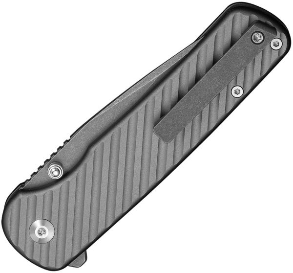 Civivi Iron Tide Button Lock Folding Knife Gray 3.25" Blade