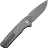 Civivi Iron Tide Button Lock Folding Knife Gray 3.25" Blade