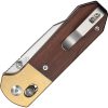 Civivi Yonder Crossbar Lock Folding Knife Brown Wood 2.88"
