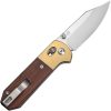 Civivi Yonder Crossbar Lock Folding Knife Brown Wood 2.88"