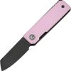 Civivi Kukei Linerlock Folding Knife 2" Nitro V Pink G10