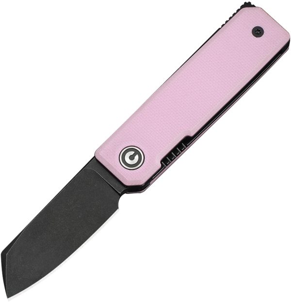 Civivi Kukei Linerlock Folding Knife 2" Nitro V Pink G10
