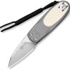 CIVC250541 Civivi Purr Slip Joint Folding Knife Gray G10 1.88" Nitro V