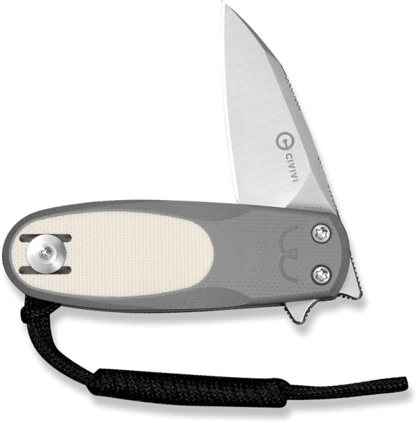 CIVC250541_add_02 Civivi Purr Slip Joint Folding Knife Gray G10 1.88" Nitro V