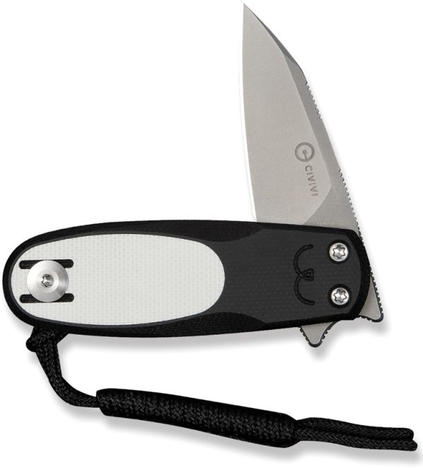 CIVC250542_add_02 Civivi Purr Slip Joint Folding Knife 1.88" Nitro V Black/White