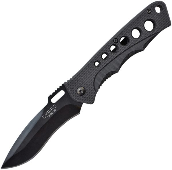 Camillus Rage Folder 3in Blade Black Linerlock