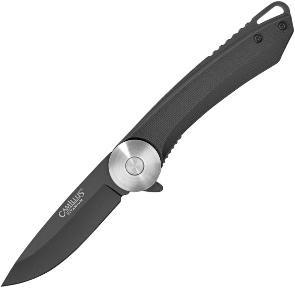 Camillus Cirque Folding Knife 2.75in Blade Black Linerlock