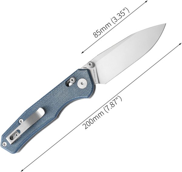 CMB Made Knives Explorer 3.38" Axis Lock Folding Knife Blue